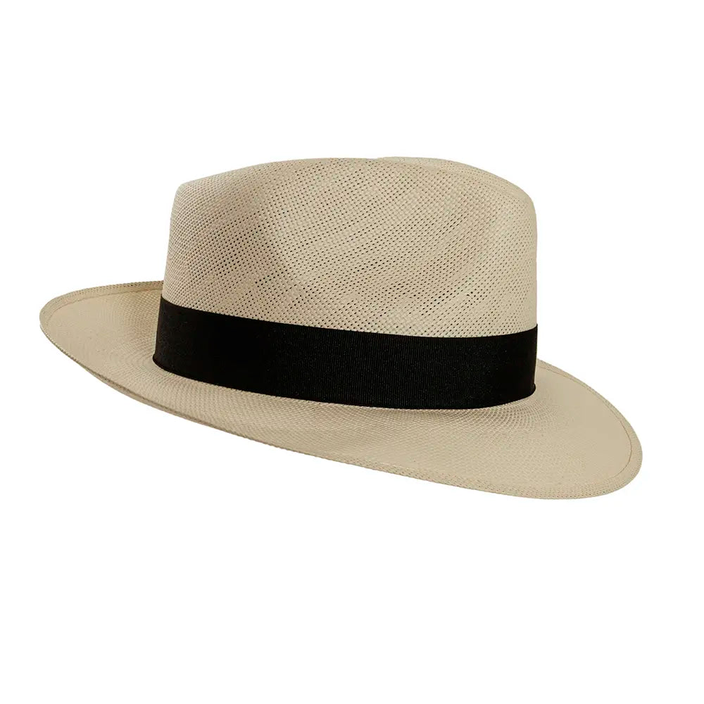 Ibiza Sun Straw Hat Side Angled View