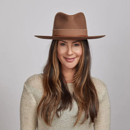 Jawa | Womens Wide Brim Felt Fedora Hat