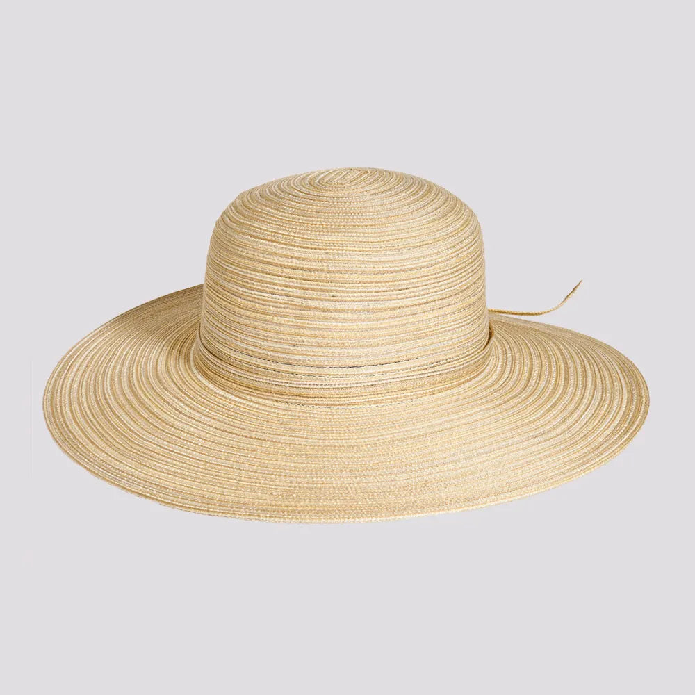 Kaira | Womens Sewn Polybraid Wide Brim Sun Hat