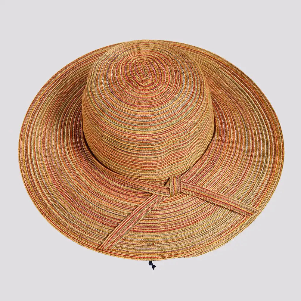 Kaira | Womens Sewn Polybraid Wide Brim Sun Hat