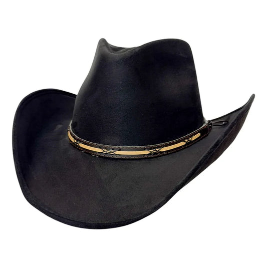Lawman | Mens Faux Suede Cowboy Hat