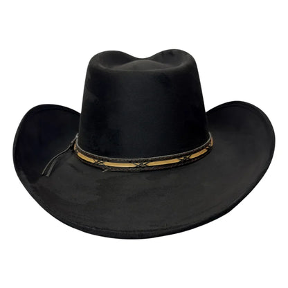 Lawman | Womens Faux Suede Cowgirl Hat