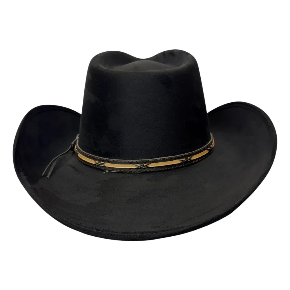 Lawman | Mens Faux Suede Cowboy Hat