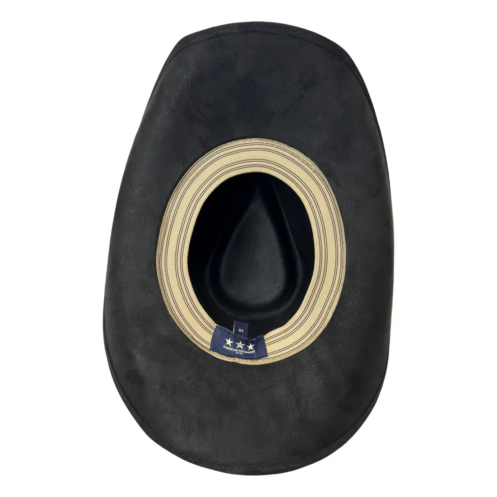 Lawman | Womens Faux Suede Cowgirl Hat