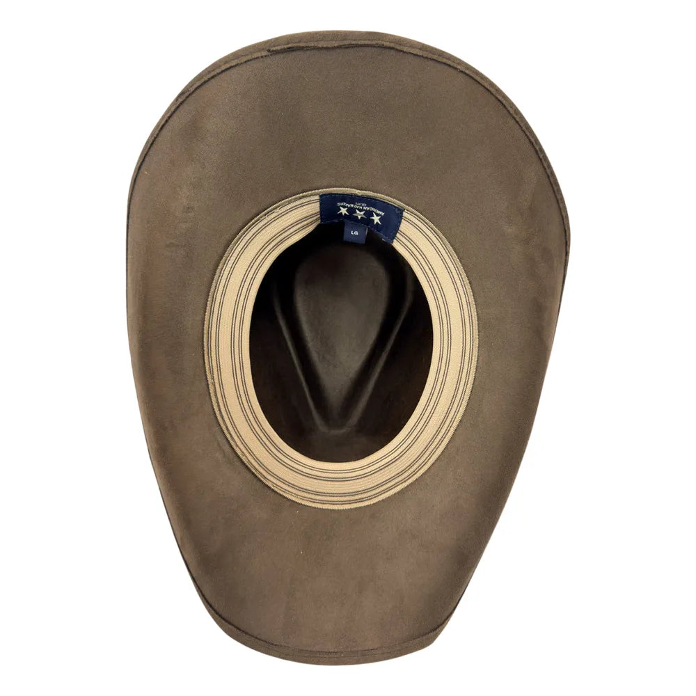 Lawman | Mens Faux Suede Cowboy Hat