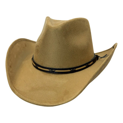 Lawman | Mens Faux Suede Cowboy Hat
