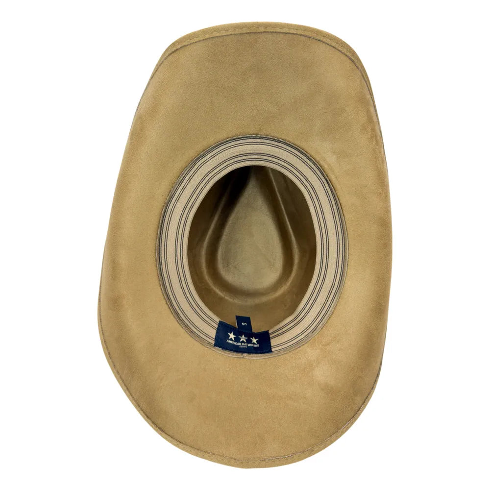 Lawman | Womens Faux Suede Cowgirl Hat