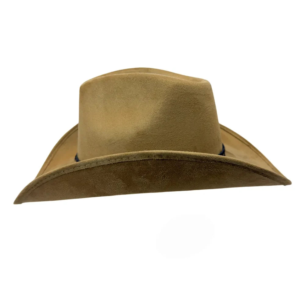 Lawman | Mens Faux Suede Cowboy Hat