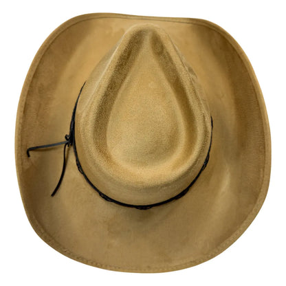 Lawman | Womens Faux Suede Cowgirl Hat