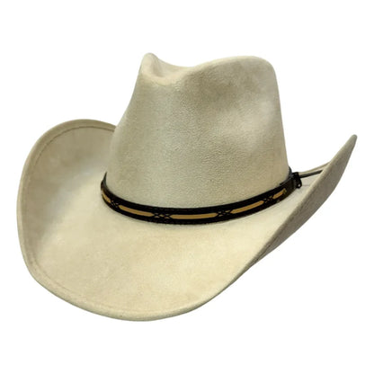 Lawman | Womens Faux Suede Cowgirl Hat