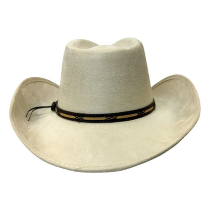 Lawman | Womens Faux Suede Cowgirl Hat