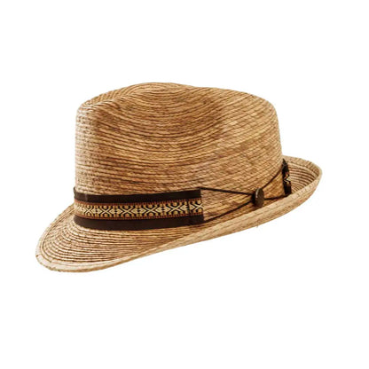 Layne Fedora Straw Side Angled View