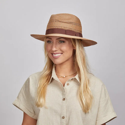 Lisbon | Womens Polybraid Straw Sun Hat