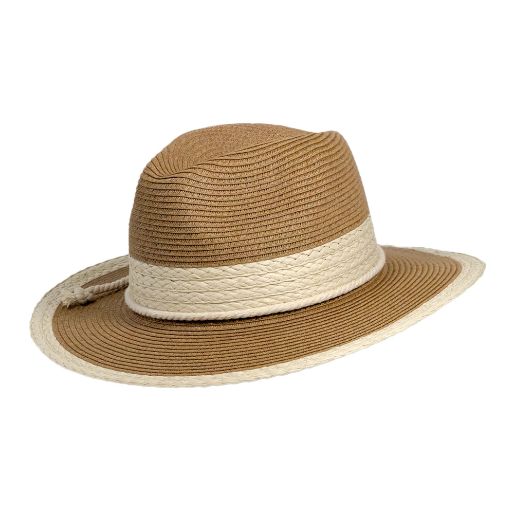 Luna | Womens Natural Paper Braid Safari Sun Hat