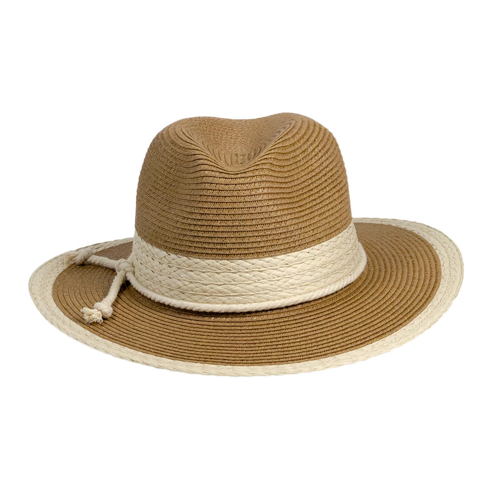 Luna | Womens Natural Paper Braid Safari Sun Hat