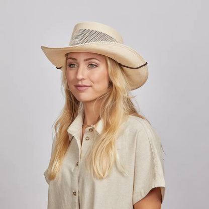 Madrid | Womens Wide Brim Straw Gambler Hat