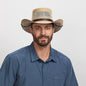 Madrid | Mens Wide Brim Straw Gambler Hat