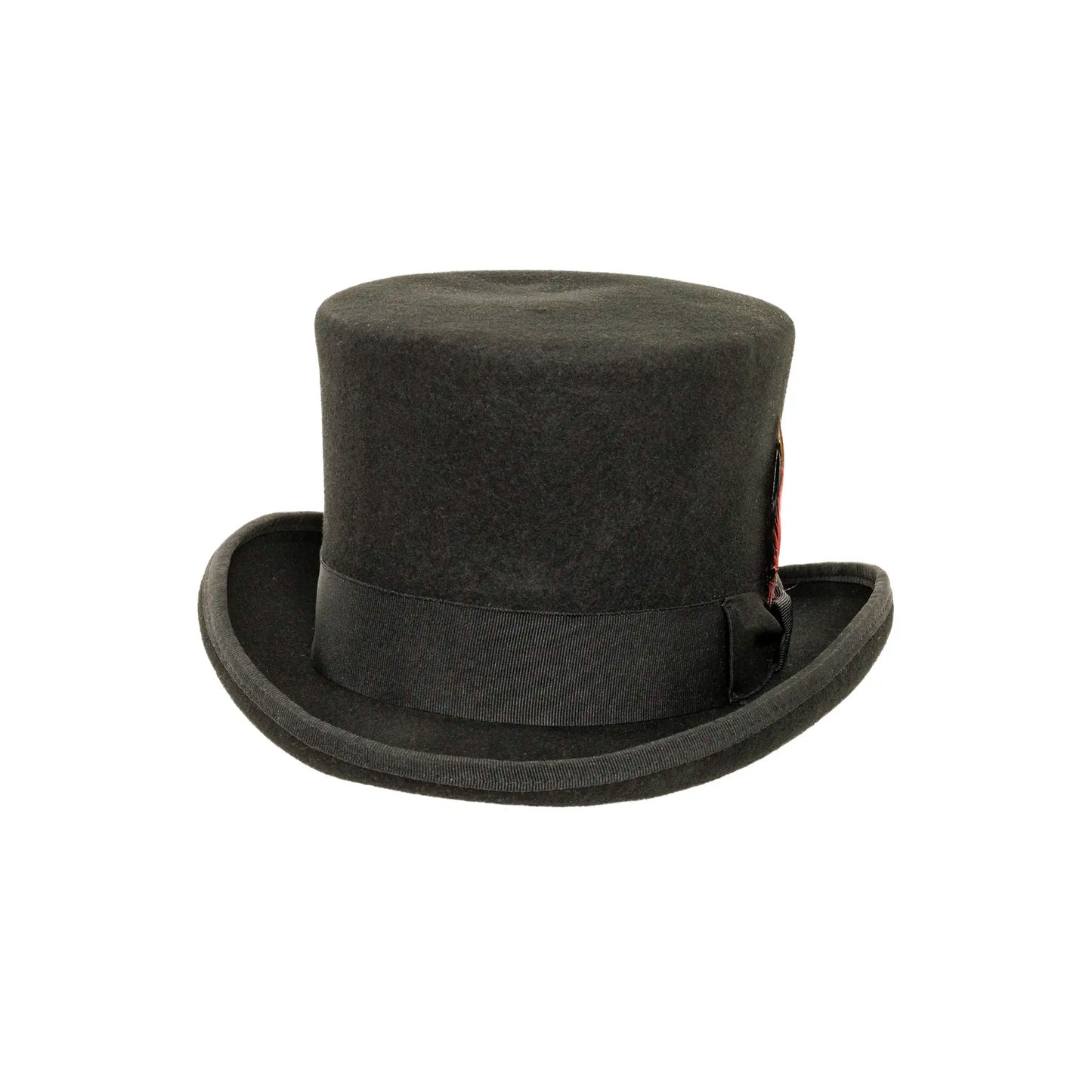 Majestic | Mens Wool Top Hat with Carriage Hat Band