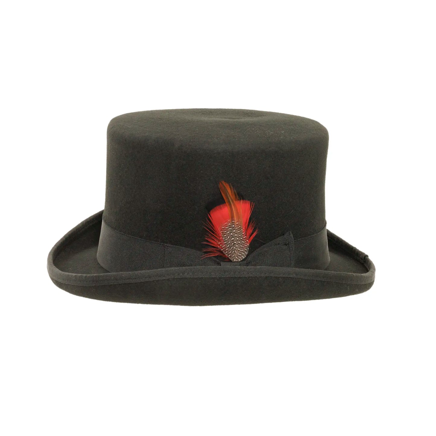Majestic | Mens Wool Top Hat with Carriage Hat Band