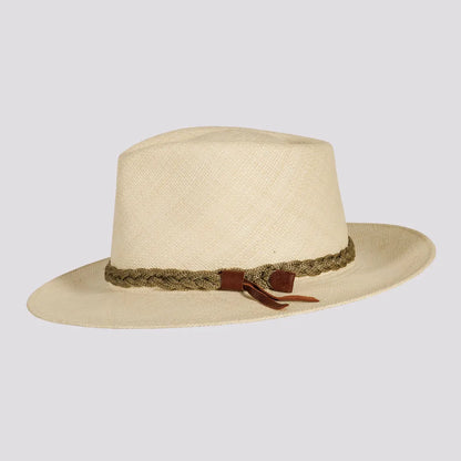 Manta Natural Straw Sun Hat AmericanHat Makers Side View