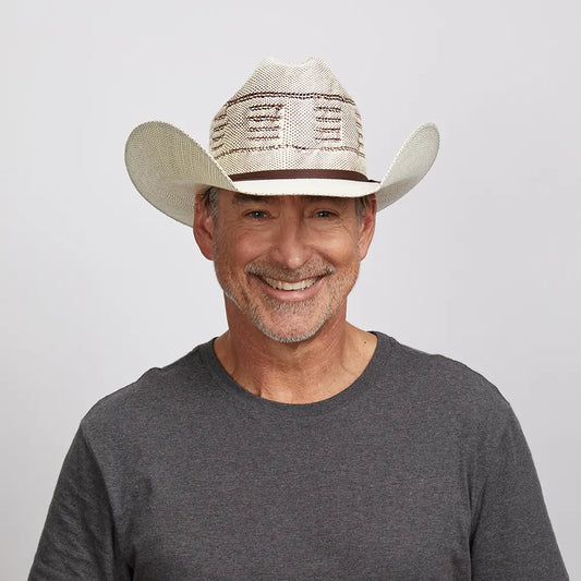 Manta Natural Straw Sun Hat AmericanHat Makers Side View