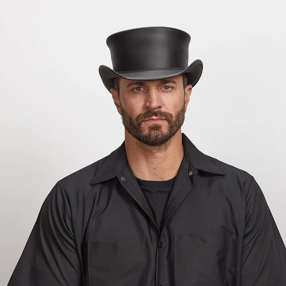 Marlow | Mens Leather Top Hat