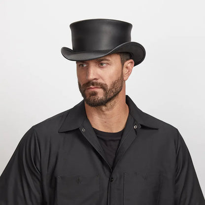 Marlow | Mens Leather Top Hat