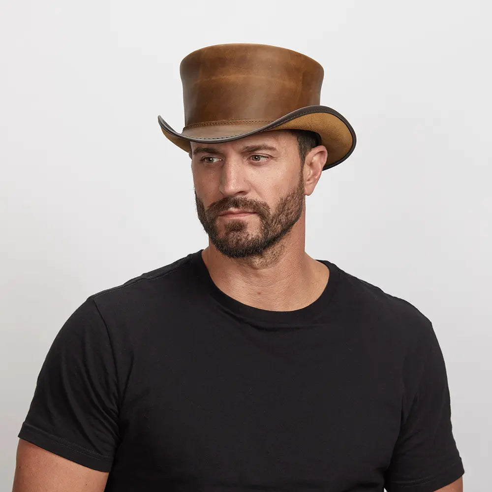 Marlow | Mens Leather Top Hat