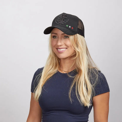 Mexico Flag | Womens Black Trucker Hat