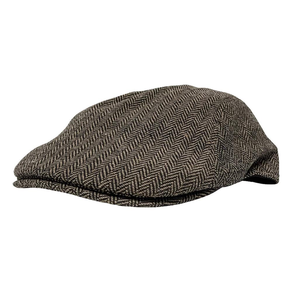 Mikey Brown Plaid Flat Cap Newsboy by American Hat Makers