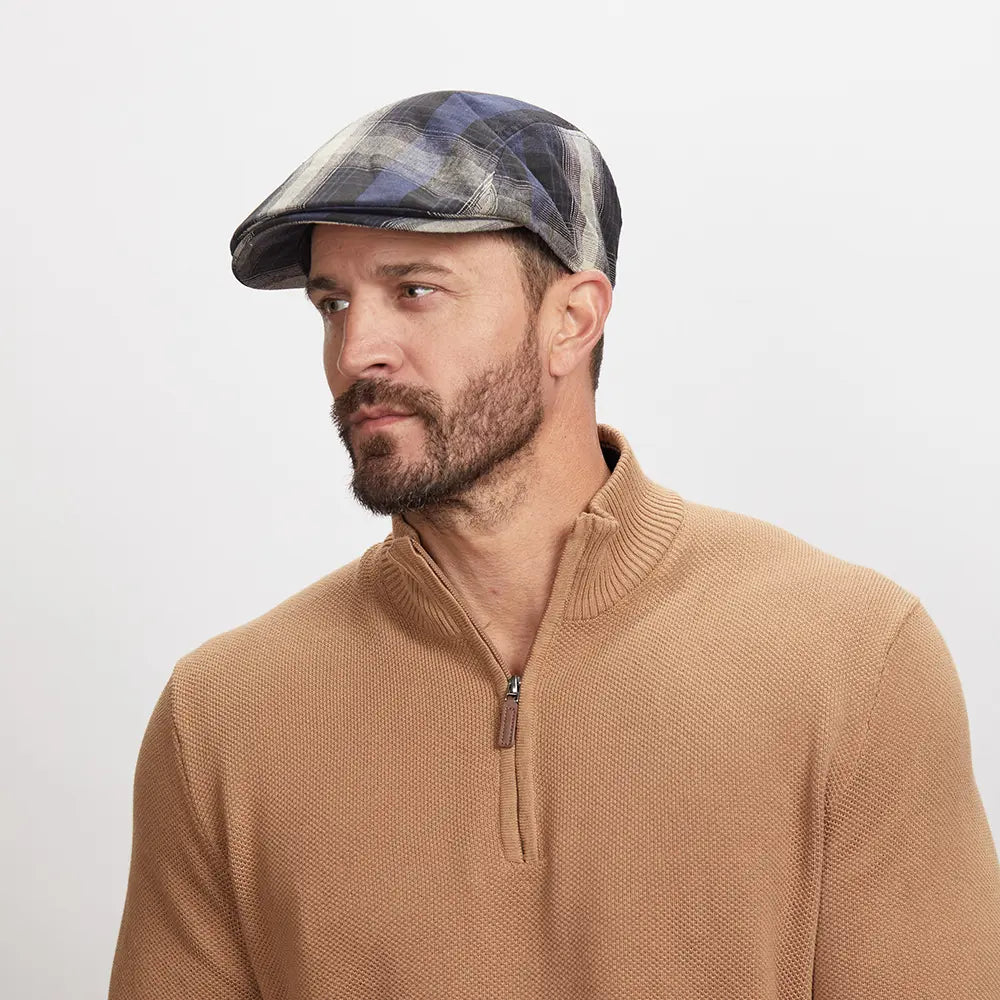 Mikey | Mens Newsboy Flat Cap