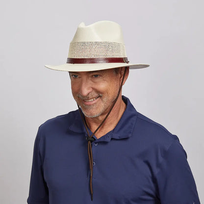 Milan | Mens Straw Fedora Hat