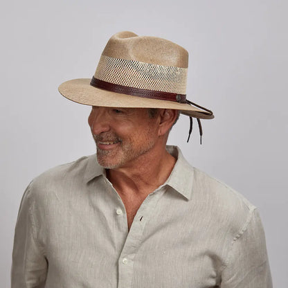 Milan | Mens Straw Fedora Hat