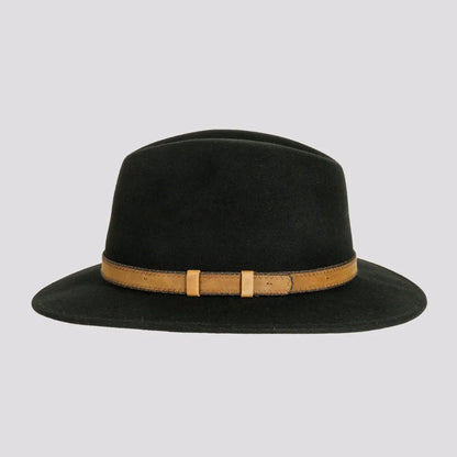 Moab Womens Black Outback Felt Side View