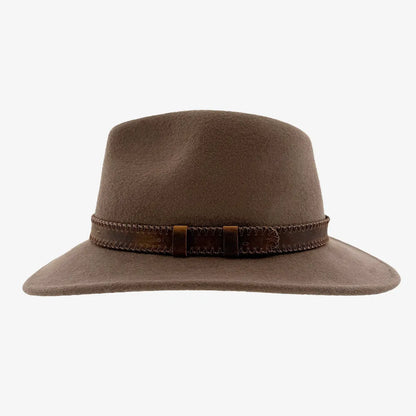 Moab | Mens Crushable Wool Felt Safari Hat with Leather Band