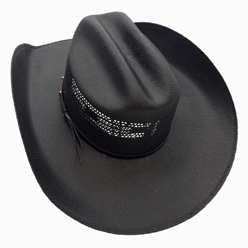 Montana | Mens Straw Cowboy Hat with Western Hat Band