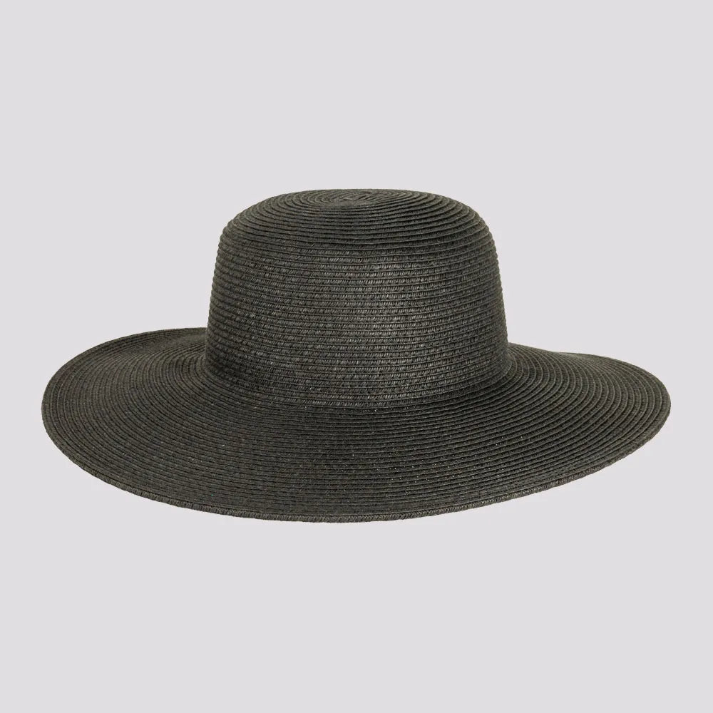 Mynah | Womens Mix Paper Braid Round Crown Straw Sun Hat