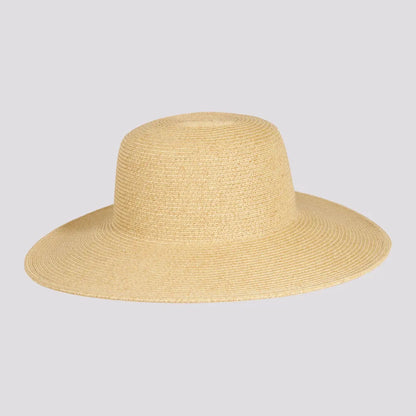 Mynah | Womens Mix Paper Braid Round Crown Straw Sun Hat