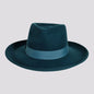 Oakley | Womens Crushable Wool Felt Teardrop Fedora Hat with Curled Brim