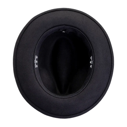 Pablo Black Felt Fedora Inner View