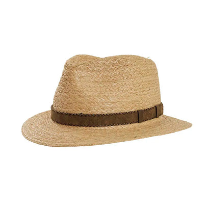 Palermo Sun Straw Hat Angled View