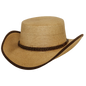 Palma Mens Natural Straw Cowboy Angled View