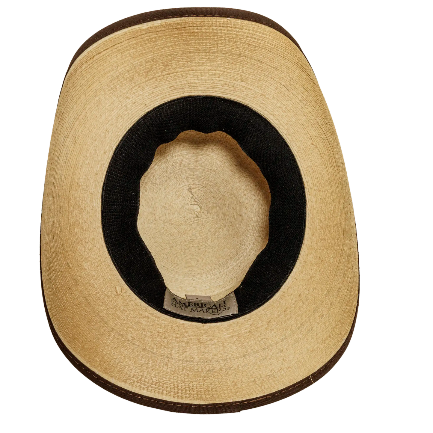 Palma Mens Natural Straw Cowboy Inner View