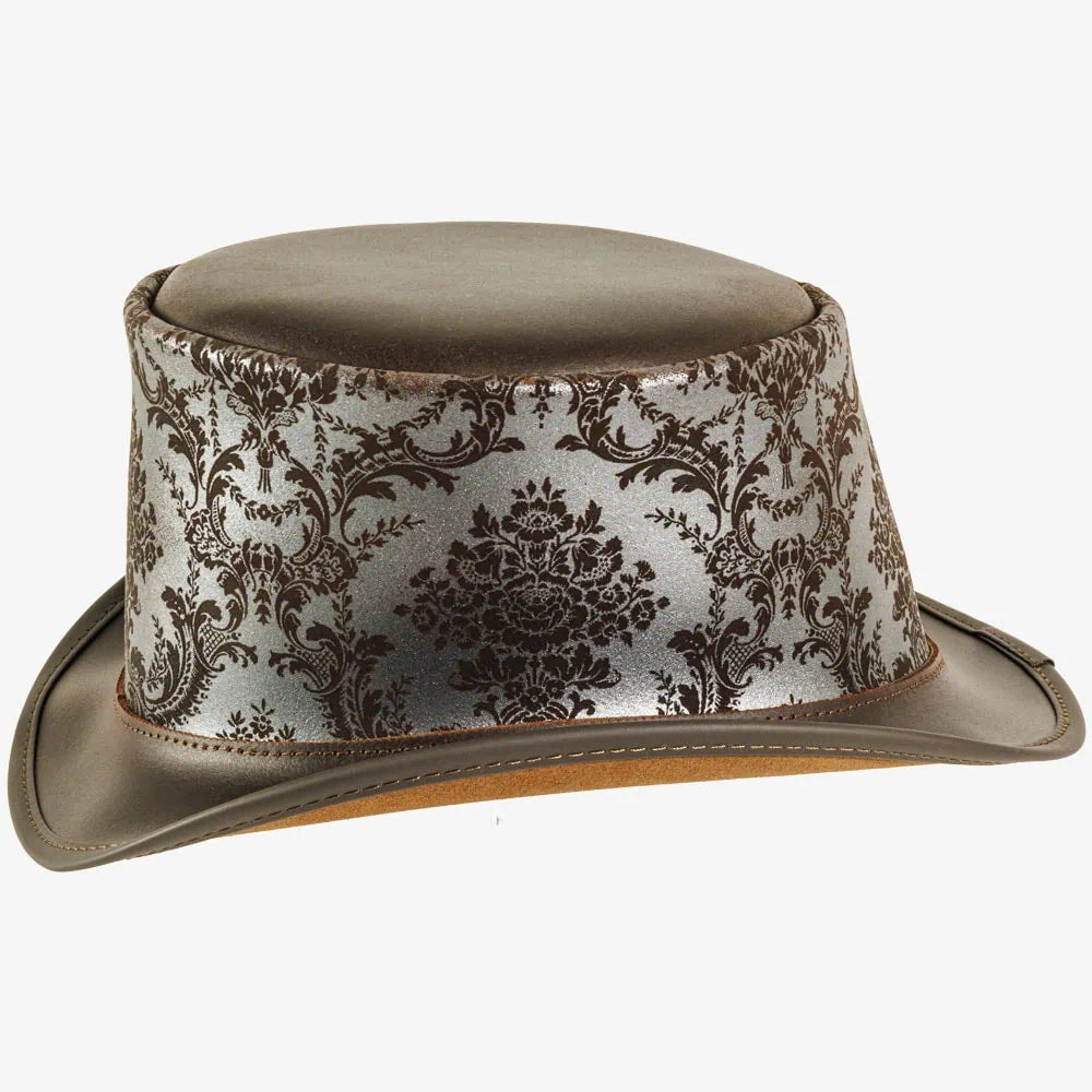 Parlor | Womens Genuine Leather Top Hat