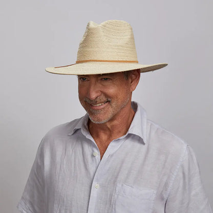 Paulo | Mens Wide Brim Straw Safari Sun Hat