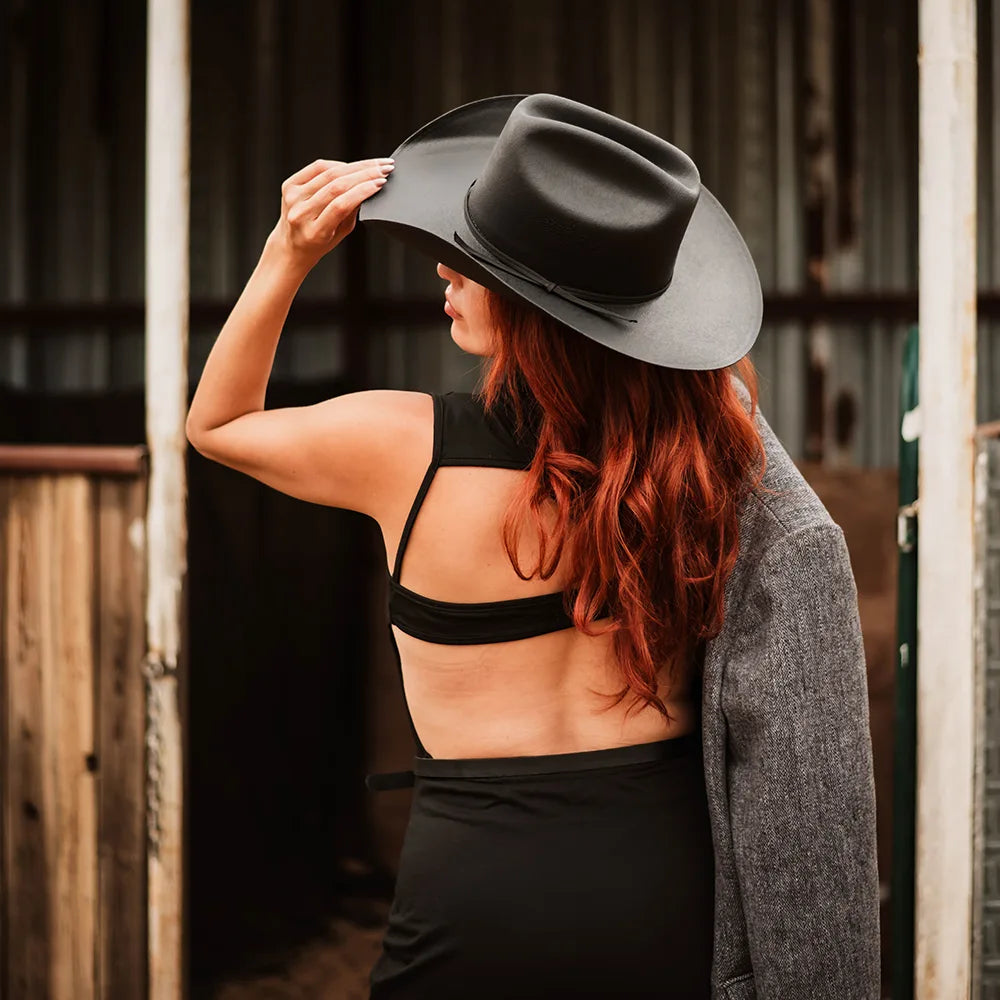 Pioneer | Womens Canvas Cotton Western Cowgirl Hat