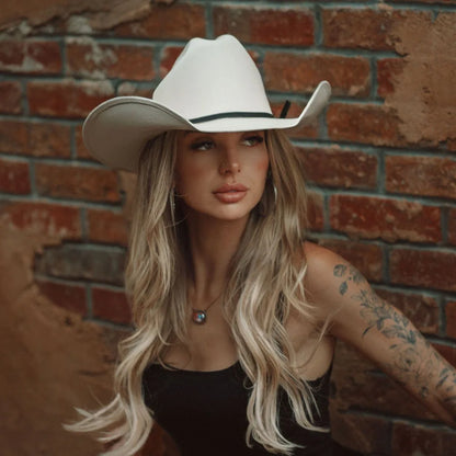Pioneer | Womens Canvas Cotton Western Cowgirl Hat
