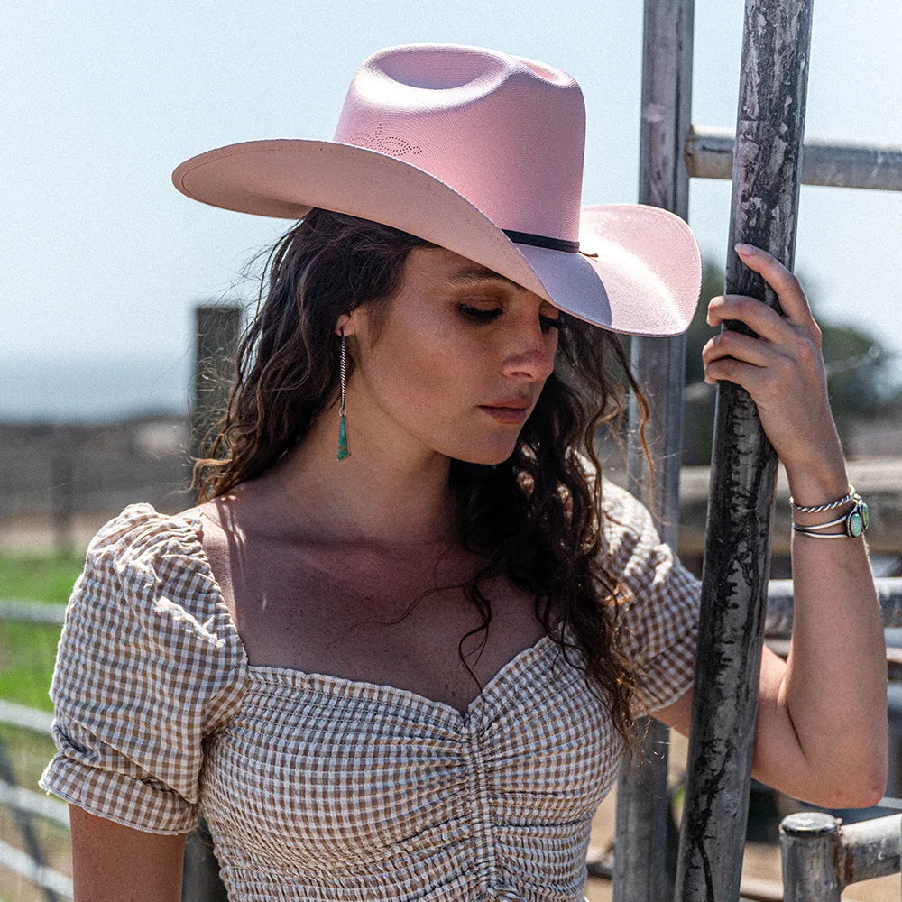 Pioneer | Womens Canvas Cotton Western Cowgirl Hat