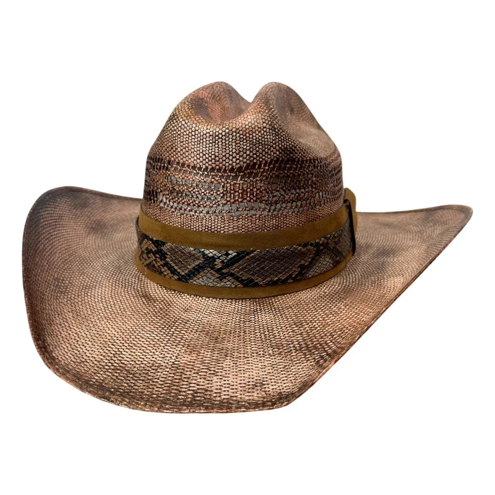 Porter | Mens Bangora Straw Cowboy Hat
