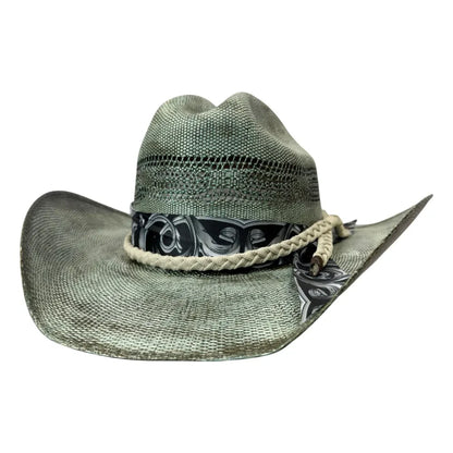 Porter | Mens Bangora Straw Cowboy Hat